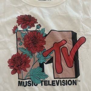 Off white Viacom brand MTV tshirt.  SzSmall Never worn